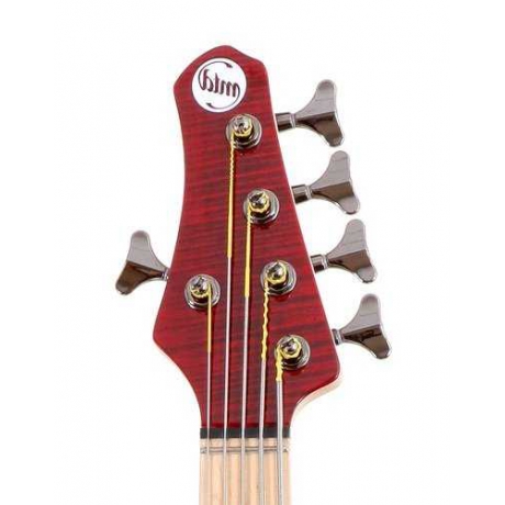 MTD Kingston KH 5 Solak Bas Gitar (Trans Cherry Red)<br>Fotoğraf: 2/2