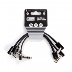 MXR 3PDCISTR06R 3'lü Paket 6" TRS Ribbon Patch Kablo&nbsp;