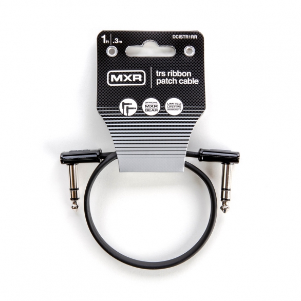 MXR DCISTR1RR Ribbon TRS Pedal Ara Kablosu (30 cm), Fotoğraf: 1/3