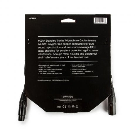 MXR DCM15 Mikrofon Kablosu (4.5 Metre)<br>Fotoğraf: 2/5