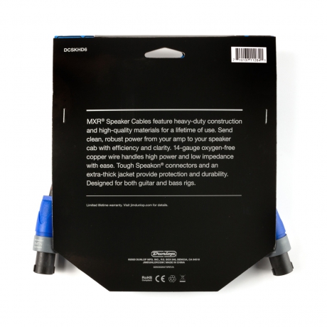 MXR DCSKHD6 Speakon Kablo (1.8 Metre)<br>Fotoğraf: 5/5