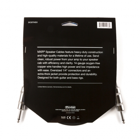MXR DCSTHD3 Kabin Kablosu Heavy Duty (0.91 m)<br>Fotoğraf: 5/5