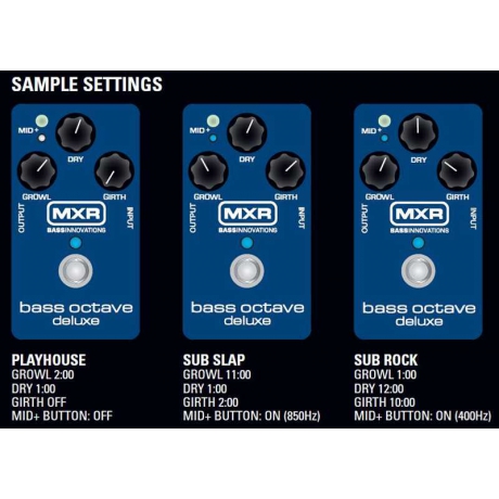 MXR M288 Bass Octave Deluxe Pedalı<br>Fotoğraf: 3/3