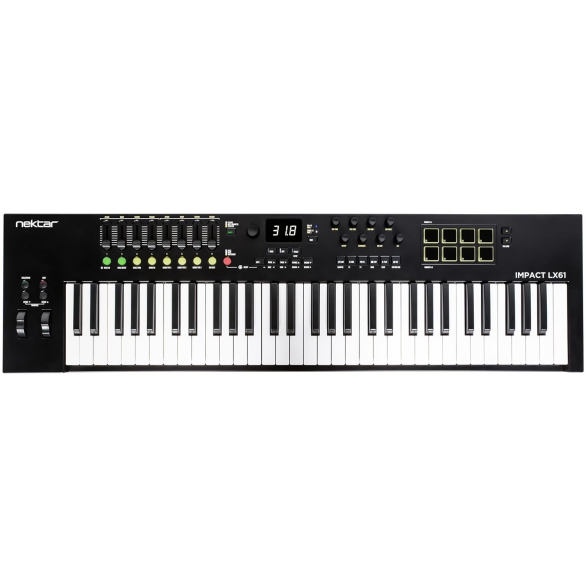 Nektar Impact LX61 MK3 USB MIDI Klavye, Fotoğraf: 1/4