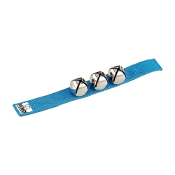 Nino 3 Çelik Çanlı Bilek Zili (Mavi)