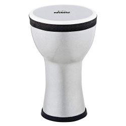Nino Elements Mini 6'' Djembe (Metallic Silver)