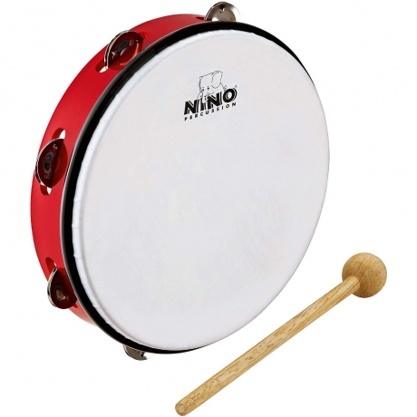 Nino NINO24R Abs Tambourine 10'' Jingle Drum<br>Fotoğraf: 1/7