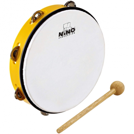 Nino NINO51Y Abs 8'' Tambourine (Sarı)<br>Fotoğraf: 1/7