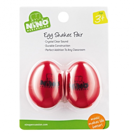Nino NINO540R-2 2li Paket Egg Shaker (Kırmızı)<br>Fotoğraf: 1/2