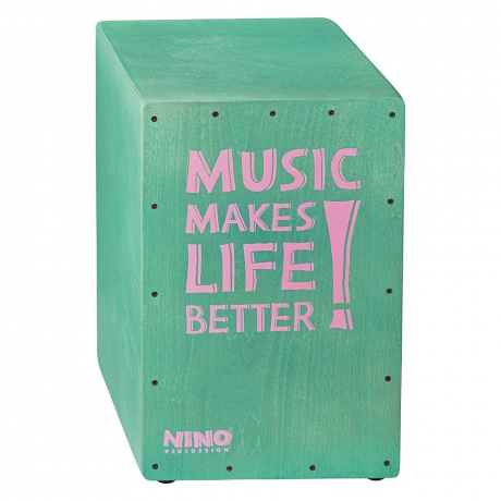 Nino NINO952TU Better Life Series Cajon (Turquoise)<br>Fotoğraf: 1/1