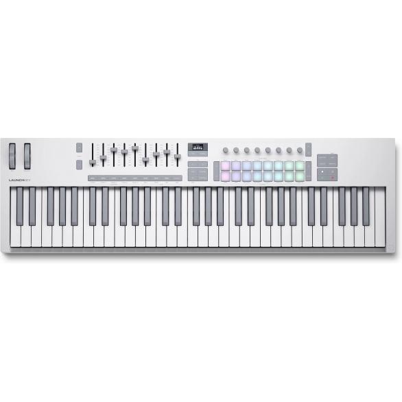 Novation Launchkey 61 MK4 Midi Klavye (Beyaz), Fotoğraf: 1/7
