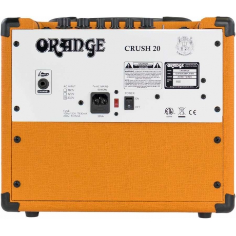 Orange Crush 20 Kombo Elektro Gitar Amfi<br>Fotoğraf: 5/5