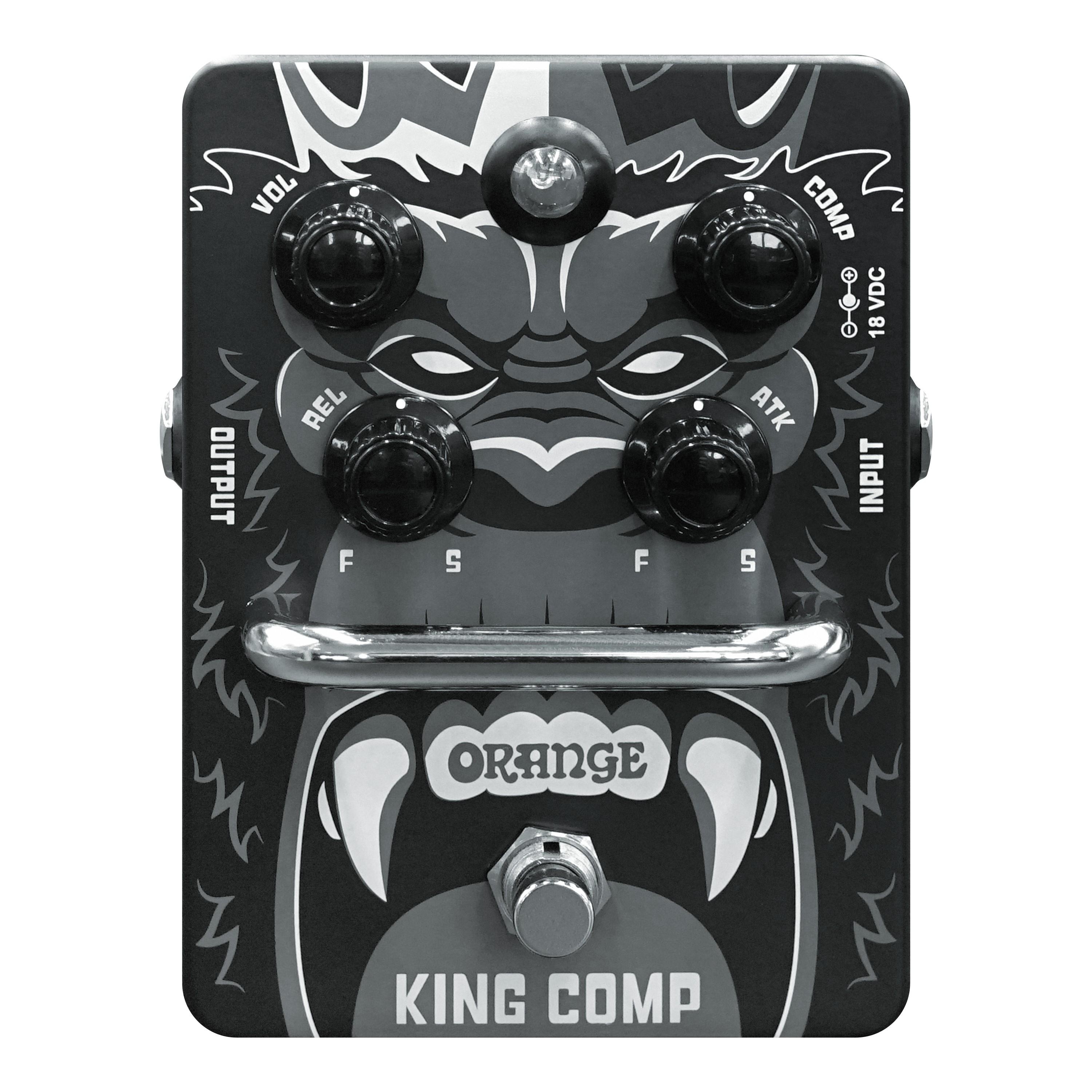 Kuing Comp Orange King Comp VCA Compressor Pedal | doremusic