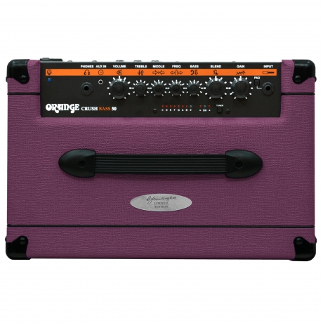 Orange Limited Edition Glenn Hughes Crush Bass 50 Combo Amfi (Mor)<br>Fotoğraf: 5/5