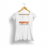Orange Logo Kadın T-Shirt (Beyaz)<br>Fotoğraf: 1/1