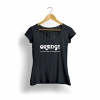 Orange Logo Kadın T-Shirt (Siyah)<br>Fotoğraf: 1/1