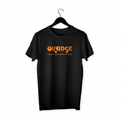 Orange Logo T-Shirt (Siyah)