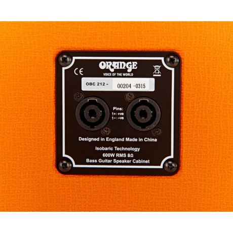 Orange OBC212 Isobaric Bas Gitar Kabini<br>Fotoğraf: 7/8