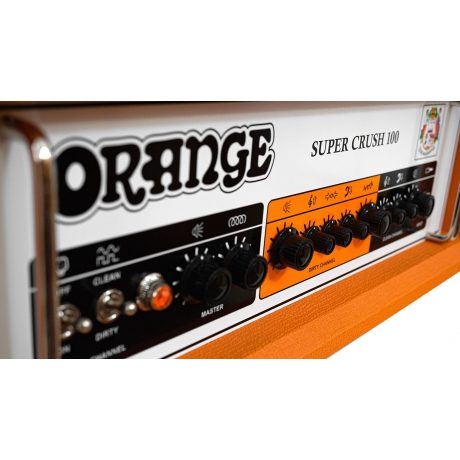 Orange Super Crush 100 100-Watt Kafa Amfi (Orange)<br>Fotoğraf: 5/9