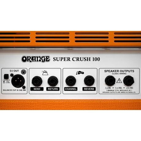 Orange Super Crush 100 100-Watt Kafa Amfi (Orange)<br>Fotoğraf: 3/9