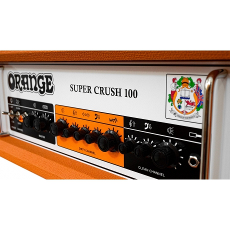Orange Super Crush 100 100-Watt Kafa Amfi (Orange)<br>Fotoğraf: 6/9