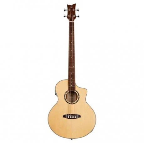 Ortega D7CE-4 Deep Series 7 Medium Scale Akustik Bas Gitar (Natural)<br>Fotoğraf: 2/4