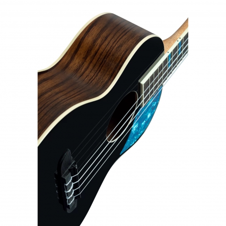 Ortega Ghost Series Tenor Ukulele (Siyah)<br>Fotoğraf: 5/8