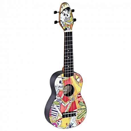 Ortega K2-EM Keiki Sopranino Ukulele Set (El Muerto)<br>Fotoğraf: 2/3