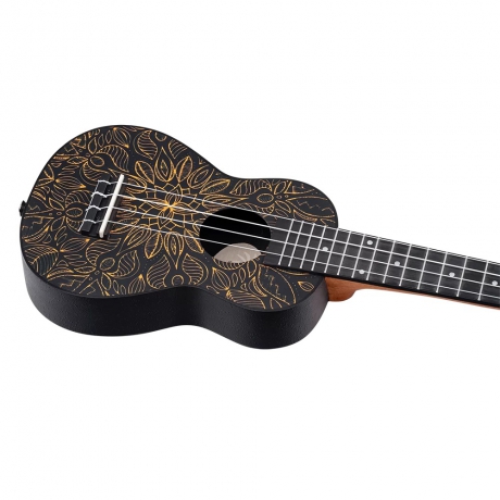 Ortega K2SS Keiki Sopranino Ukulele Set (Orange Kaleidoscope)<br>Fotoğraf: 2/3
