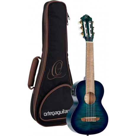 Ortega Mini Travel Series 17" Elektro Guitalele (Blue Fade Maun)<br>Fotoğraf: 1/3