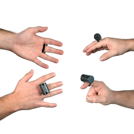 Ortega OFS-BKS Finger Shaker PVC (Black/Silver Sparkle)<br>Fotoğraf: 2/2