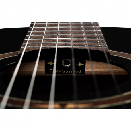 Ortega Pro Series Elektro Klasik Gitar (Siyah)<br>Fotoğraf: 3/5