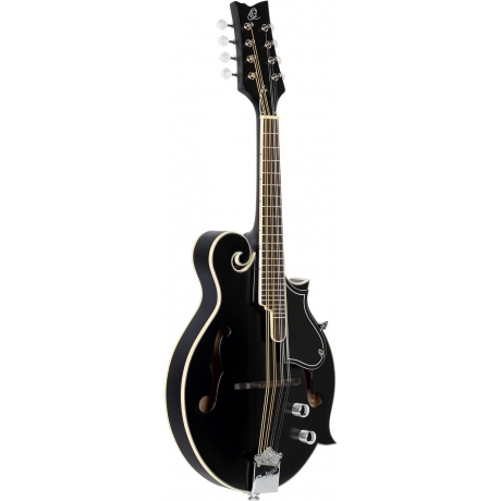 Ortega RMFE40SBK F-Style 8-Telli Elektro Mandolin (Siyah)<br>Fotoğraf: 2/4