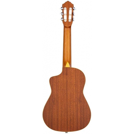 Ortega RQ39E Requinto Series Cutaway Elektro Klasik Gitar (Natural)<br>Fotoğraf: 3/4