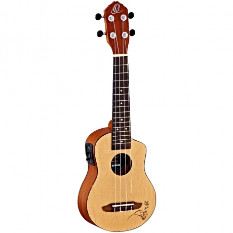 Ortega RU5CE-SO Elektro Soprano Ukulele (Natural)<br>Fotoğraf: 1/2
