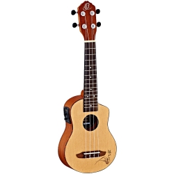 Ortega RU5CE-SO Elektro Soprano Ukulele (Natural)