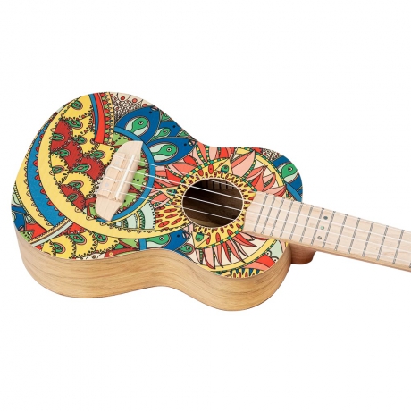 Ortega RUAR-MI Art Series Concert Ukulele (Mystic India)<br>Fotoğraf: 2/3
