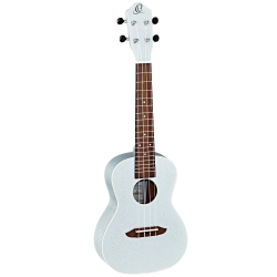 Ortega RUSILVER Concert Ukulele  (Transparent Silver)