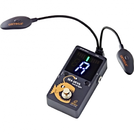 Ortega Seadevil Pedal Tuner & Usb Light