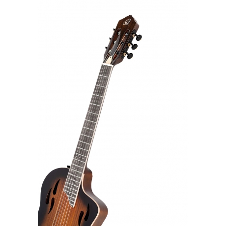 Ortega TourPlayer Deluxe RTPDLX-ACA Elektro Klasik Gitar (Acacia Burst)<br>Fotoğraf: 3/8