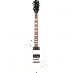 [Outlet] Epiphone EILCAWGH1 Les Paul Custom Elektro Gitar (Alpine White) (OL ...