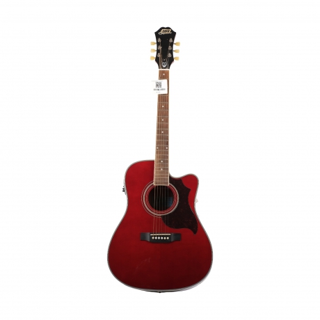 [Outlet] Epiphone FT-350SCE Min-ETune Elektro Akustik Gitar (Wine Red) (OL 22-146)<br>Fotoğraf: 1/2
