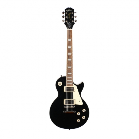 [Outlet] Epiphone Les Paul Standard '60s Elektro Gitar (Ebony)(ol 24-24139)<br>Fotoğraf: 1/5