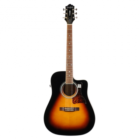 [Outlet] Epiphone Masterbilt DR-500MCE Elektro Akustik Gitar (Vintage Sunburst)(ol 24-24069)<br>Fotoğraf: 1/3