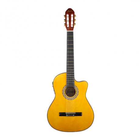 [Outlet] Fenix FX-CG851CENT Cutaway Elektro Klasik Gitar (Natural)(ol 24-24120)<br>Fotoğraf: 1/4