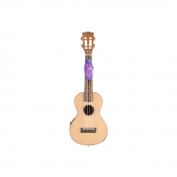 [Outlet] Mahalo MM2E All Solid Elektro Concert Ukulele (Natural) (ol 24-24119)