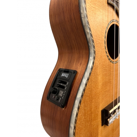 [OUTLET] Mahalo MP2E Pearl Series Elektro Concert Ukulele (Natural) N<br>Fotoğraf: 3/4