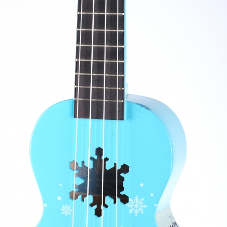 [Outlet] Mahalo Snow Soprano Ukulele (Glacier Blue) (Ol 23-23262)<br>Fotoğraf: 3/4