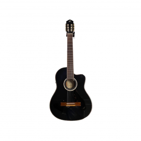 [Outlet] Ortega RCE141BK Elektro Klasik Gitar (Siyah) (22-414)<br>Fotoğraf: 1/4