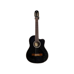 [Outlet] Ortega RCE141BK Elektro Klasik Gitar (Siyah) (22-414)